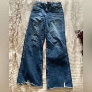 Vervet Dark Blue Flare Jeans